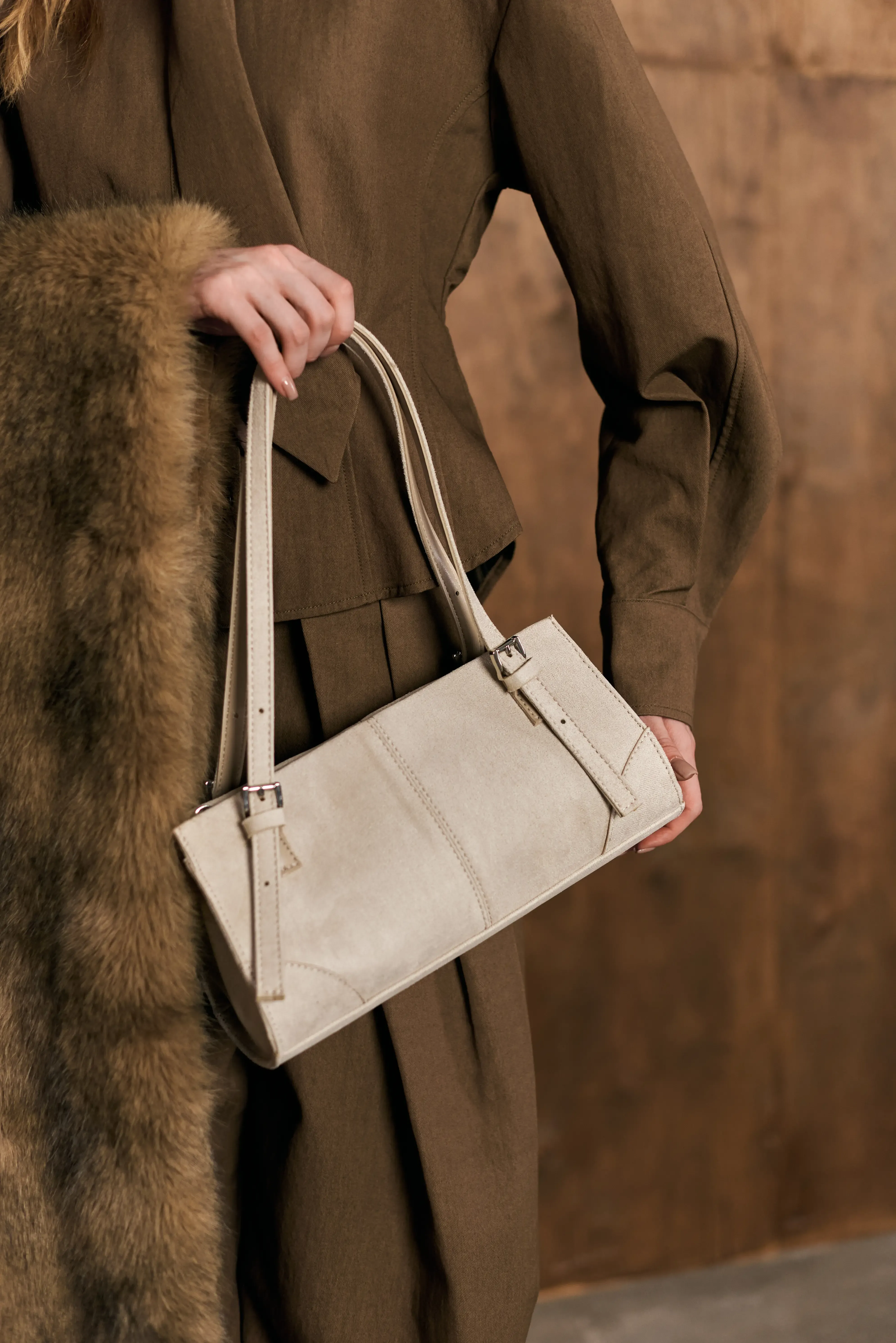 MIRA BAG SUEDE BEIGE